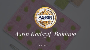 Asrın Kadayıf Baklava e-katalog kapak görseli