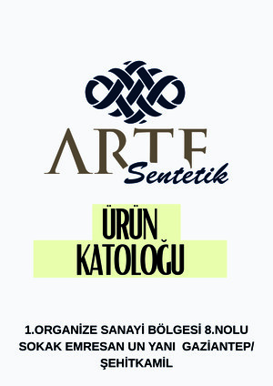 Arte sentetik e-katalog kapak görseli