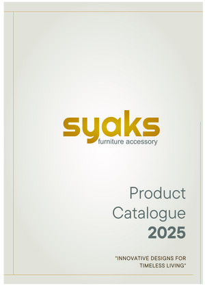 SYAKS Furniture e-katalog kapak görseli