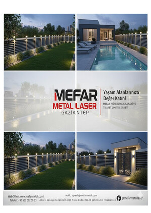 Mefar Metal Lazer Gaziantep e-katalog kapak görseli
