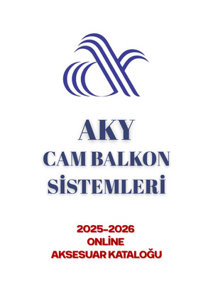 AKY CAM BALKON SİSTEMLERİ e-katalog kapak görseli