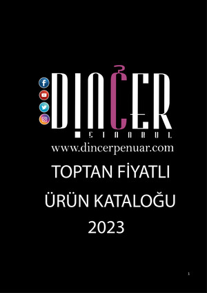 Dinçer Penuar e-katalog kapak görseli