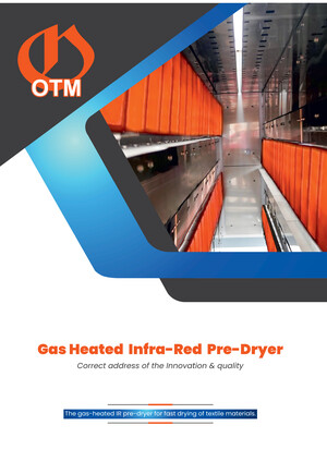 GAS HEATED INFRA-RED PRE-DRYER MACHINE BROCHURE e-katalog kapak görseli