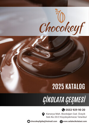 Chocokeyf Çikolata Çeşmesi e-katalog kapak görseli