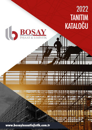 Bosay İnşaat Lojistik e-katalog kapak görseli