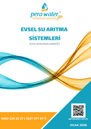 Pera Water Ocak 2026 Evsel Su Arıtma Sistemleri Kataloğu e-katalog kapak görseli