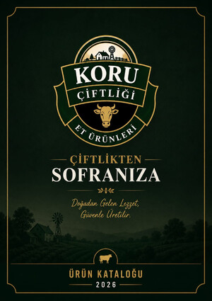 KORU ÇİFTLİĞİ e-katalog kapak görseli
